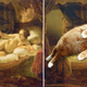 Illustration for article titled Fat Tabby Cats Inserted Into World Renowned Masterpieces